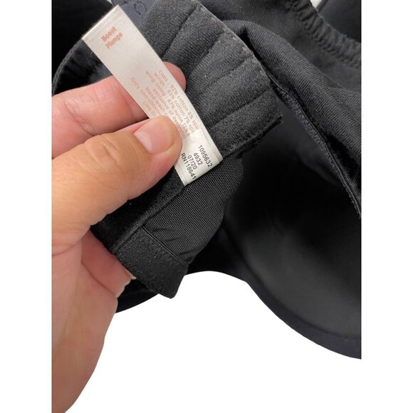 Cacique Cotton Boost Plunge Bra Black Size 44F - Picture 6 of 6